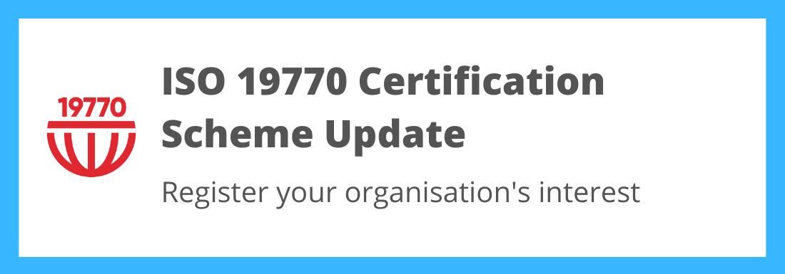 ISO 197701 Certification Scheme Update